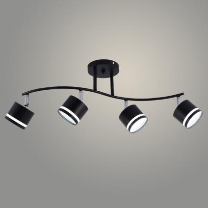 Люстра XI4503/4 BK+CR черный/хром 4х15W GX53 d690 h250, HN25